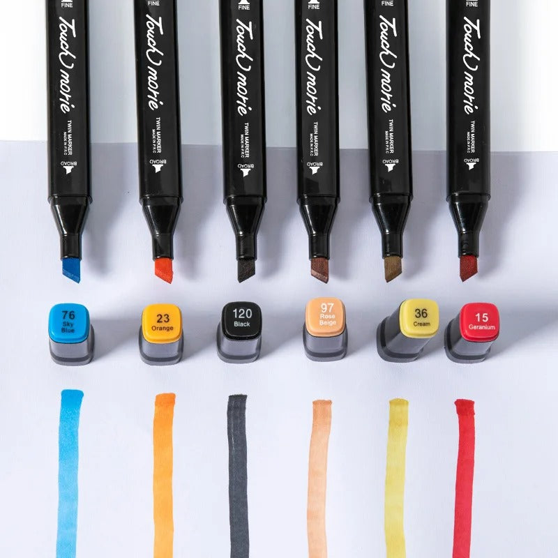 Marcador Doble Punta 24 Pcs - CompraClickYa.cl