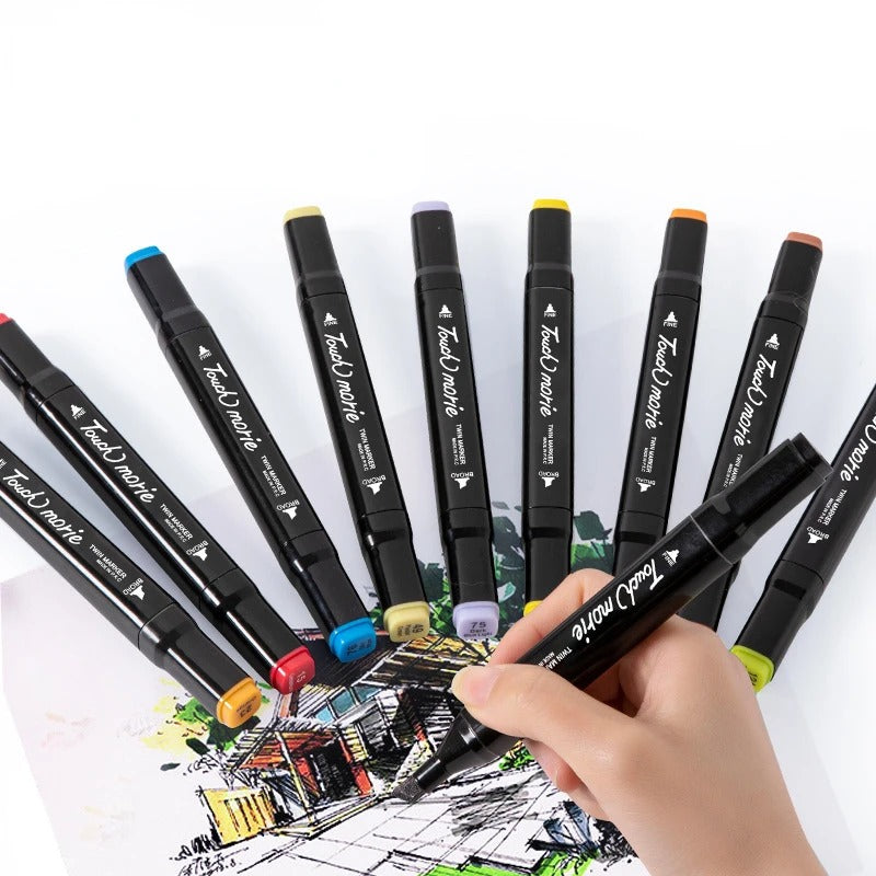 Marcador Doble Punta 24 Pcs - CompraClickYa.cl