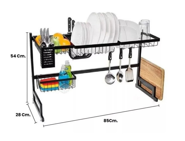 Rack Escurridor Lavaplatos Grande 85cm - CompraClickYa.cl