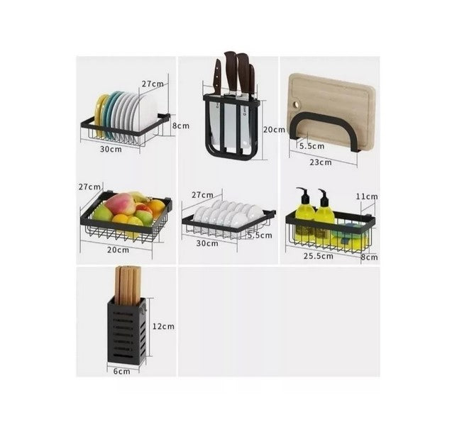 Rack Escurridor Lavaplatos Grande 85cm - CompraClickYa.cl