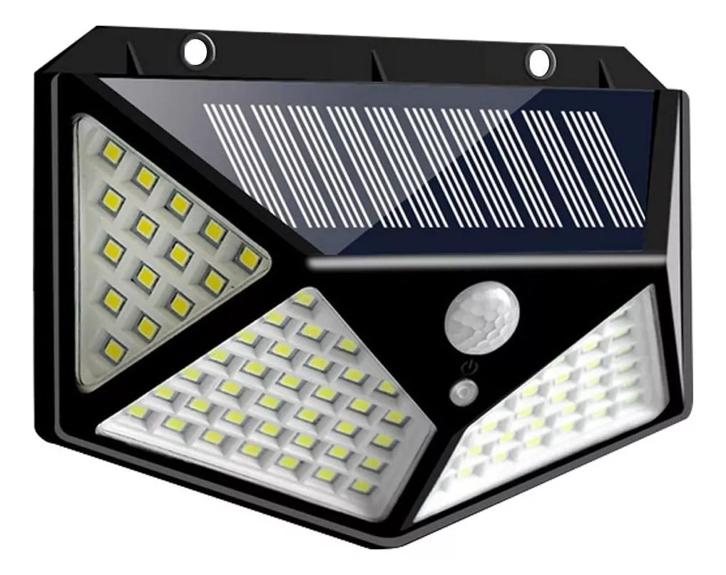 Foco Solar 100 Led Sensor Movimiento