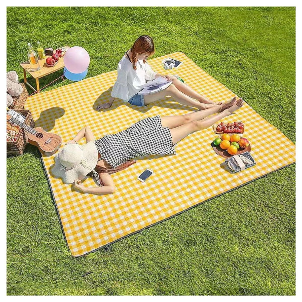 Manta de picnic a cuadros impermeable - CompraClickYa.cl