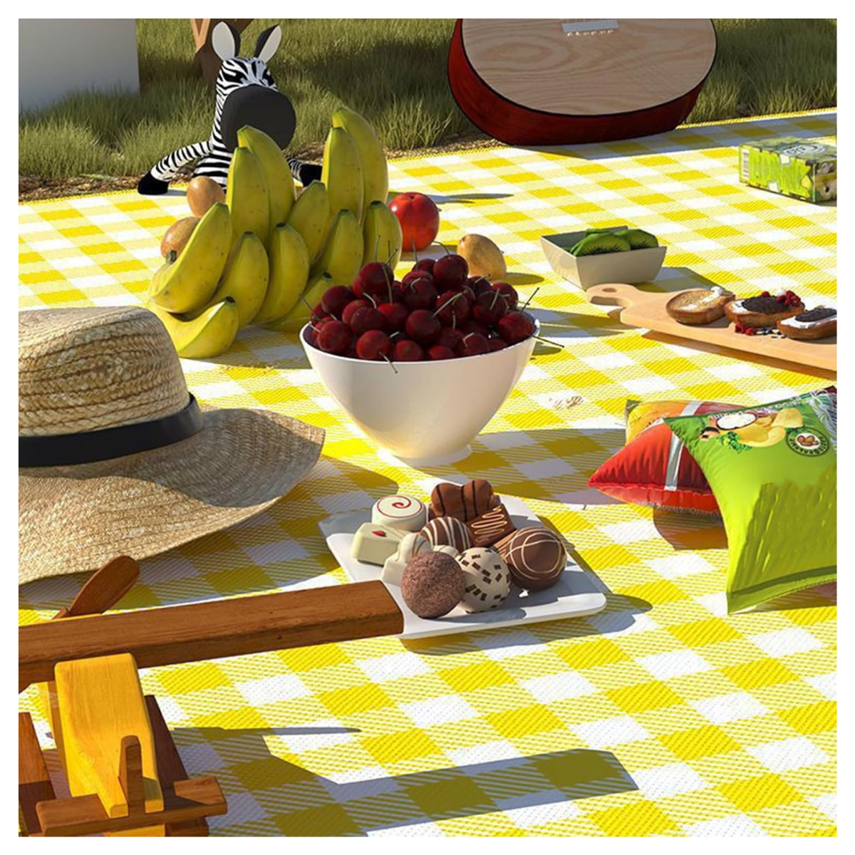 Manta de picnic a cuadros impermeable - CompraClickYa.cl