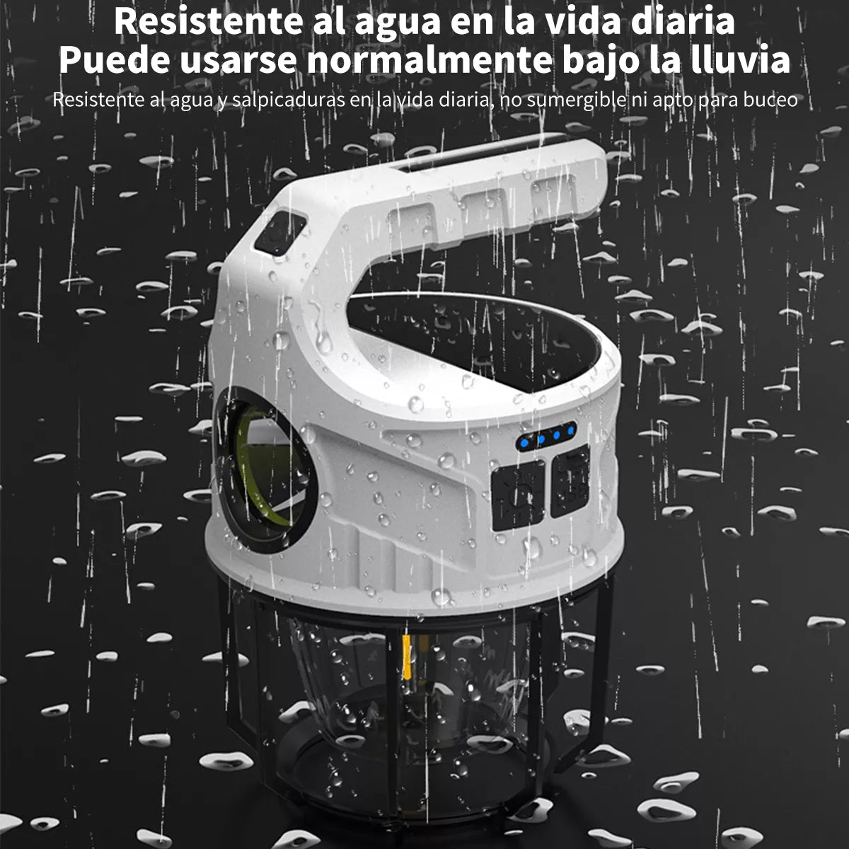 Lampara Solar impermeable multifunción - CompraClickYa.cl