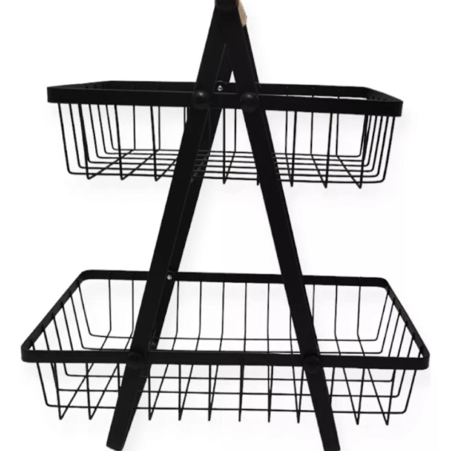Cesta Metálica De 2 Niveles Frutas Y Mul - CompraClickYa.cl
