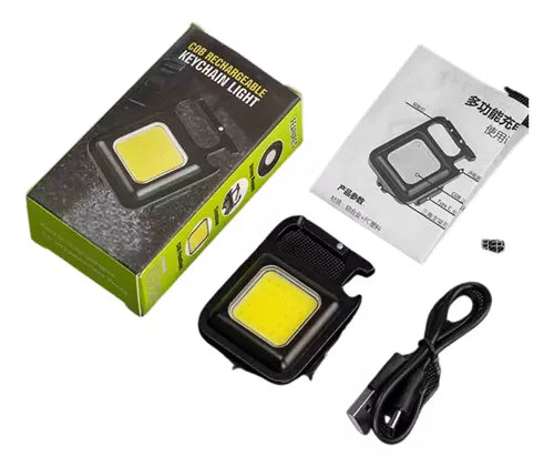 Mini Linterna Led Cob 800 Lumens Usb - CompraClickYa.cl