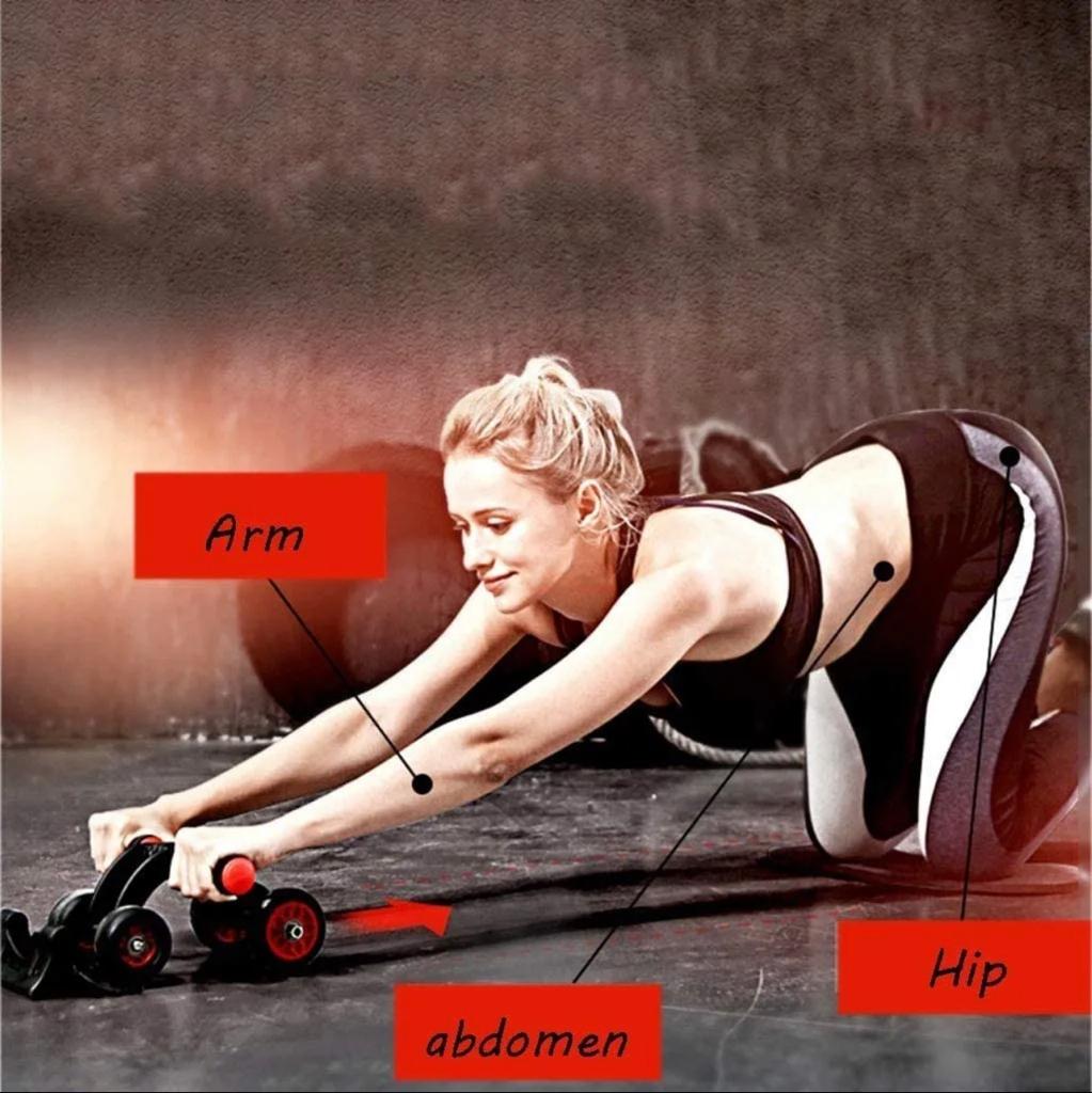 RUEDA ABDOMINAL DE 4 RUEDAS - CompraClickYa.cl