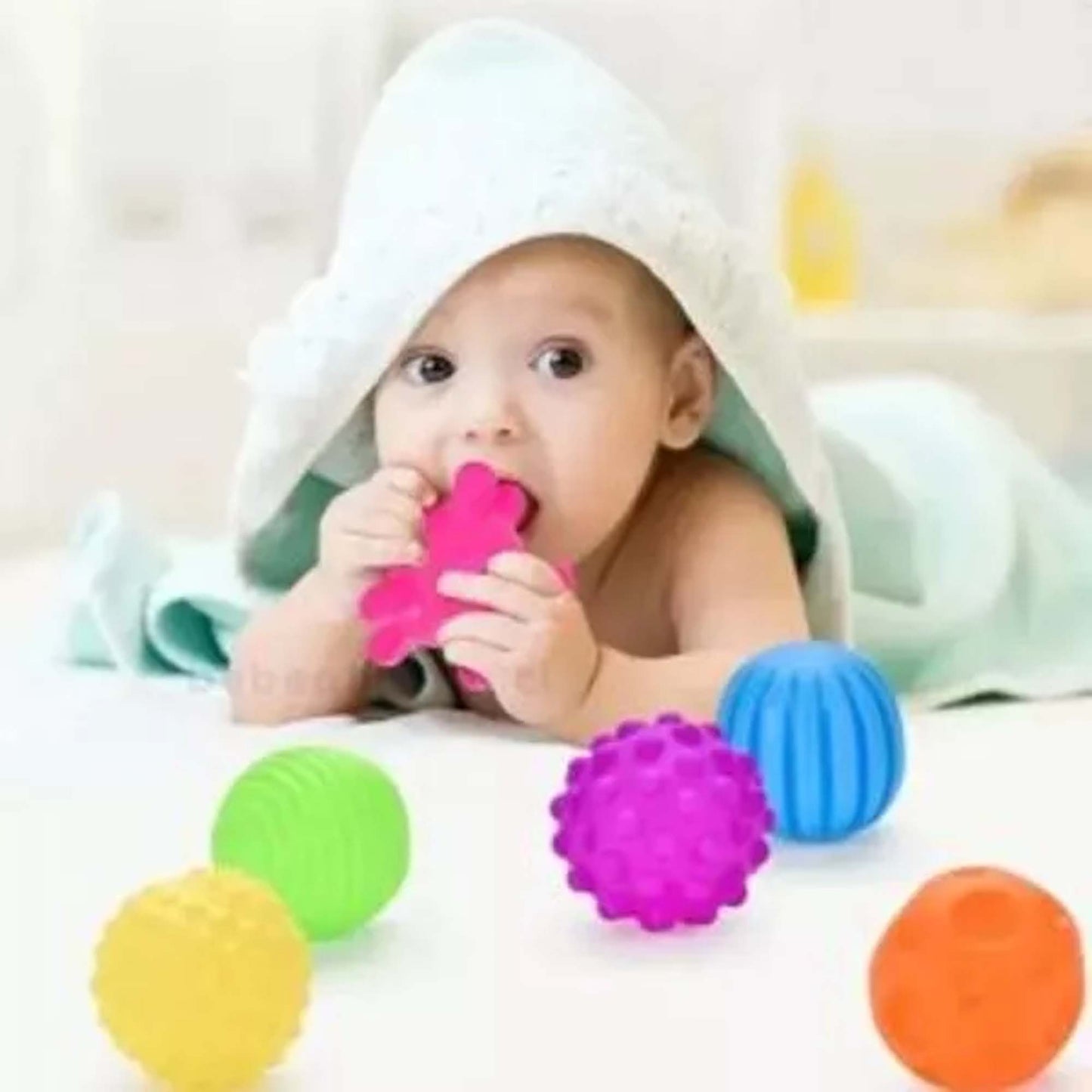 Set 6 Pelotas Sensoriales Para Bebes Est - CompraClickYa.cl
