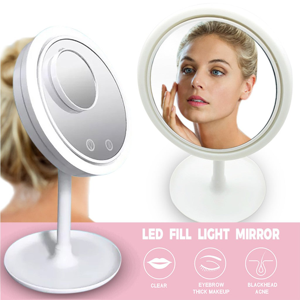Espejo Led 3 en 1 C/Aumento y Ventilador - CompraClickYa.cl