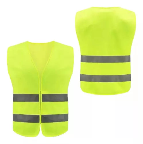 Chaleco Reflectante Seguridad Amarillo - CompraClickYa.cl