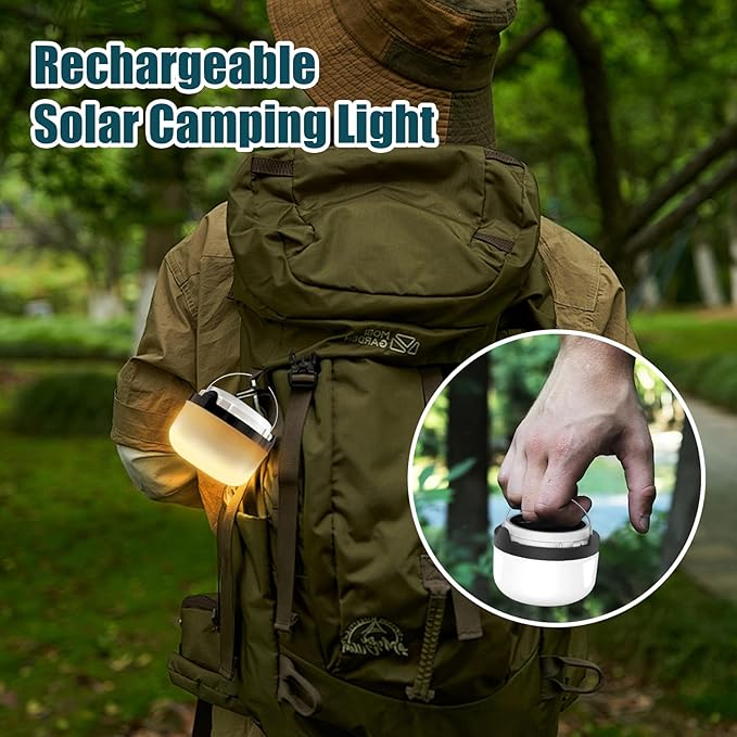 Lampara Linterna De Camping Led Solar U - CompraClickYa.cl