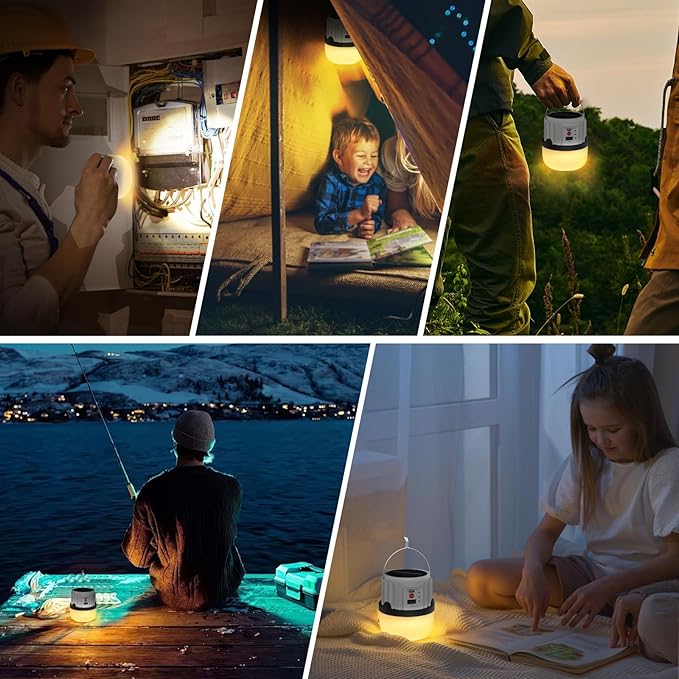 Lampara Linterna De Camping Led Solar U - CompraClickYa.cl