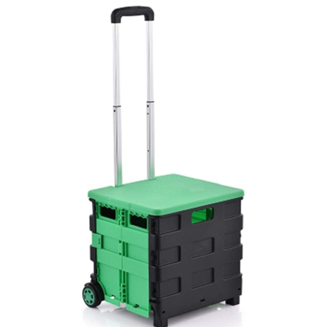 Carrito Plegable de Mercado Verde - CompraClickYa.cl