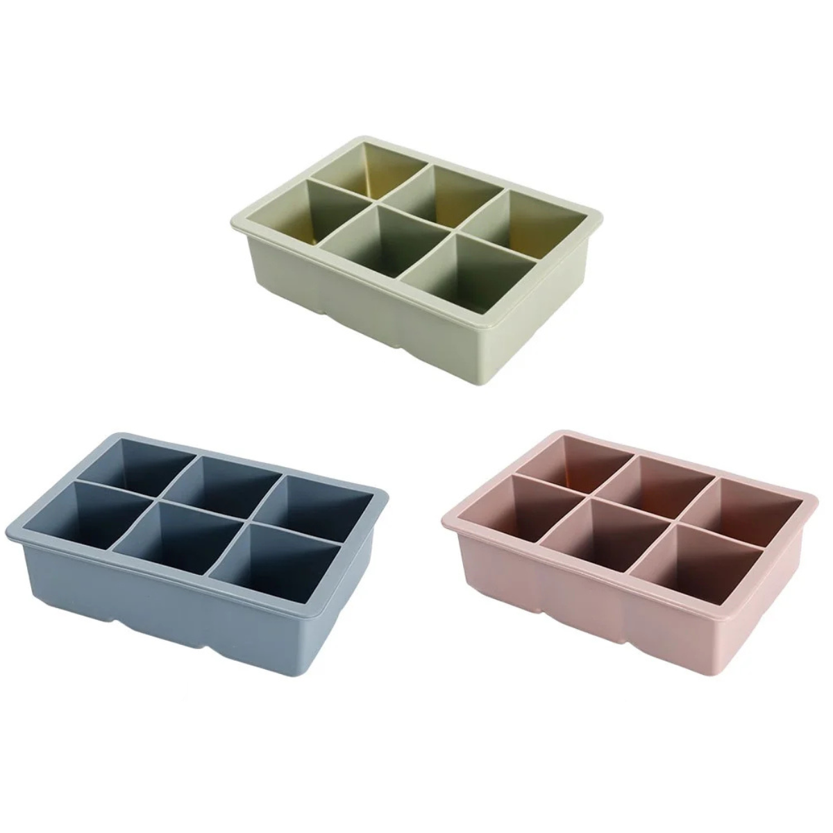 Moldes 6 Espacios Cubo de Hielo XL - CompraClickYa.cl