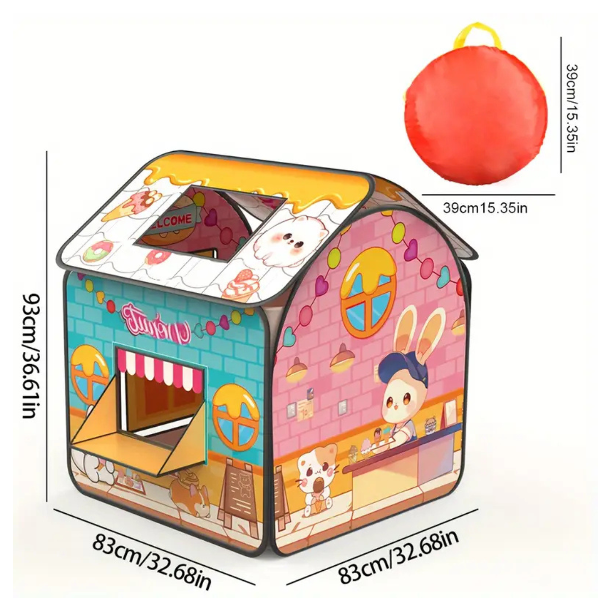 Carpa Infantil Heladería de Conejo - CompraClickYa.cl