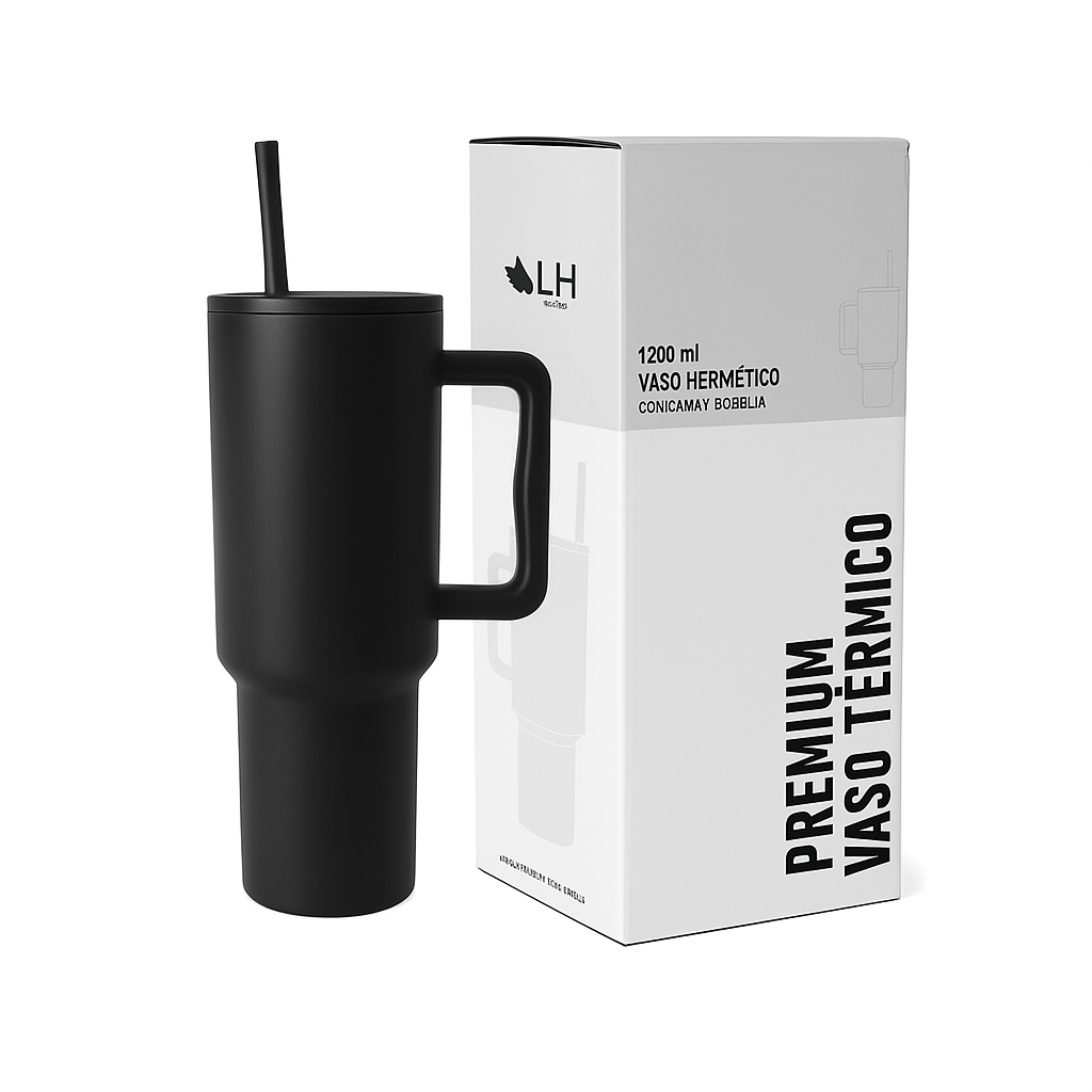 Vaso Térmico Premium 1200 ml Negro