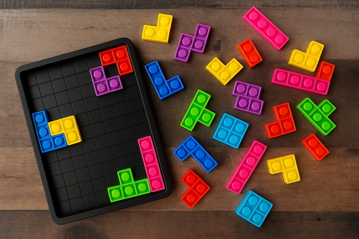 Juego Puzzle Pop It Rompecabezas 27 Pzs