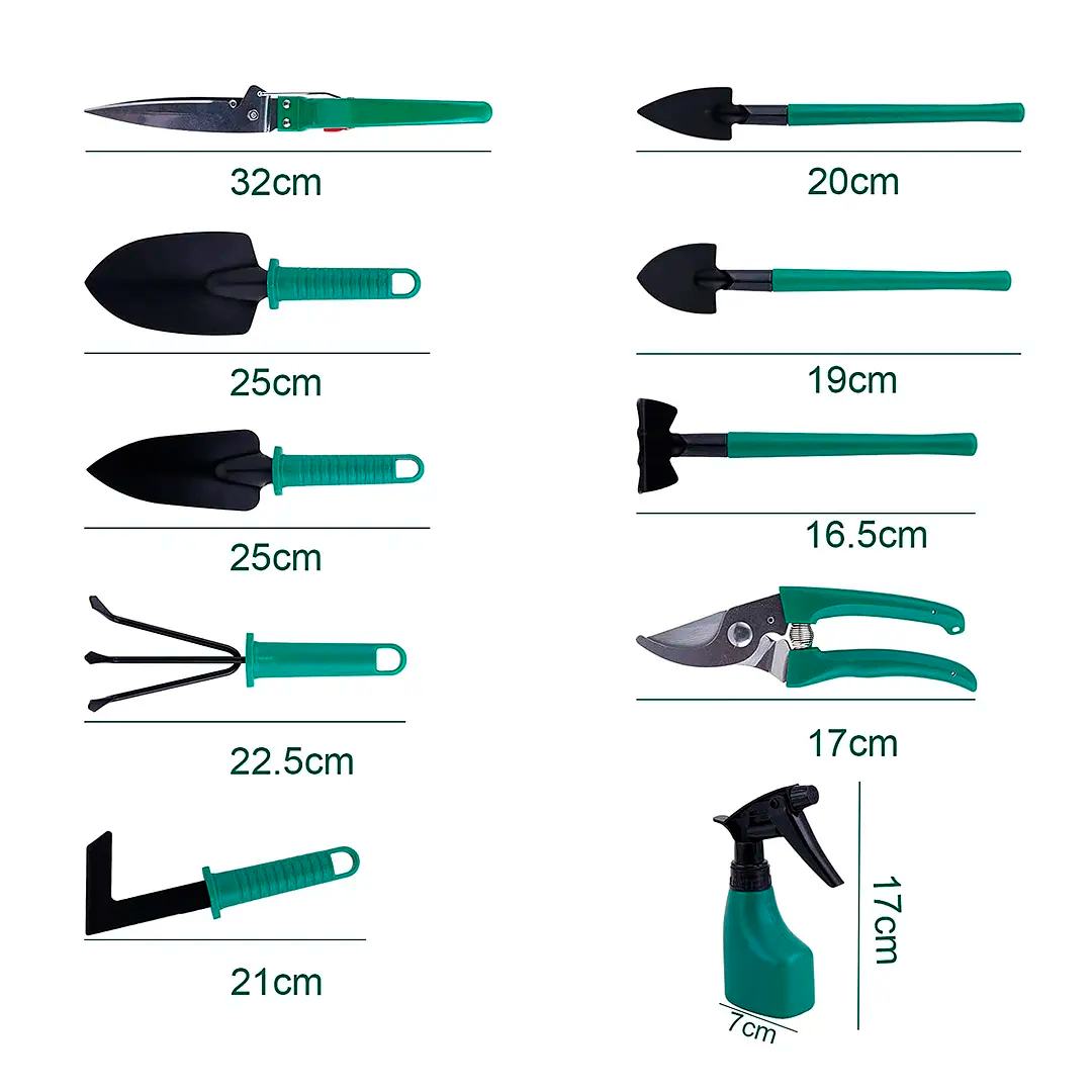 Kit Herramientas Jardinería Acero Rastri - CompraClickYa.cl
