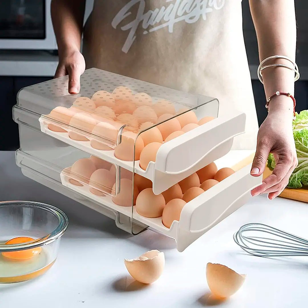Organizador De Huevos Caja Para 40 Huevo - CompraClickYa.cl