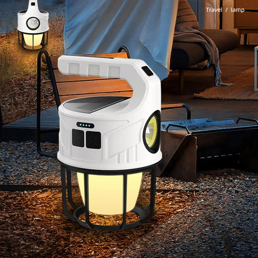 Lampara Solar impermeable multifunción - CompraClickYa.cl