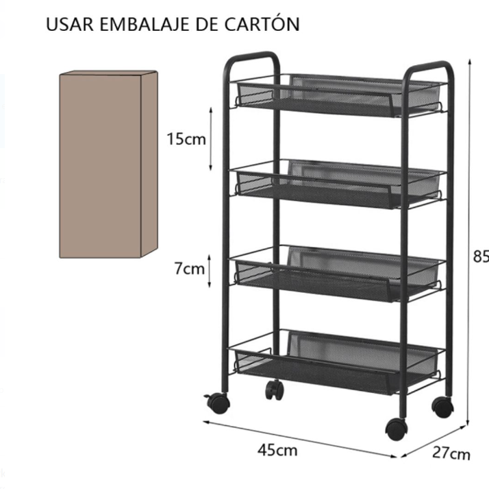 ESTANTE MODERNO ORGANIZADOR 4 NIVELES - CompraClickYa.cl