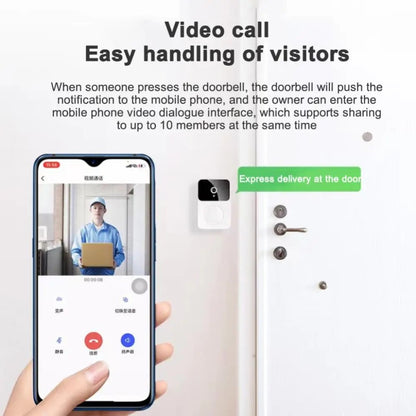 Timbre WIFI Smart Doorbell X9 - CompraClickYa.cl