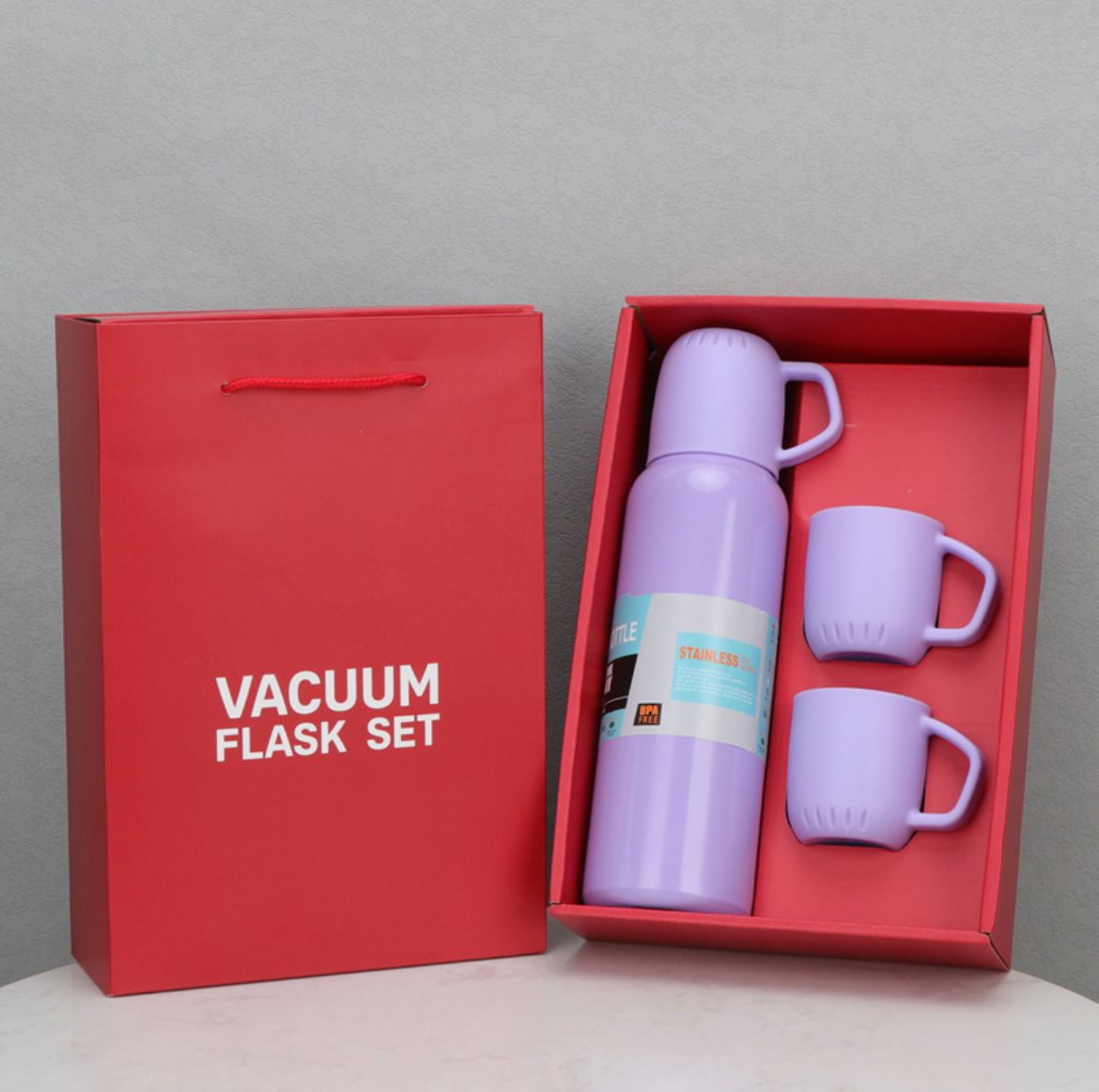 Termo Para Agua Caliente Con 3 Tazas - CompraClickYa.cl