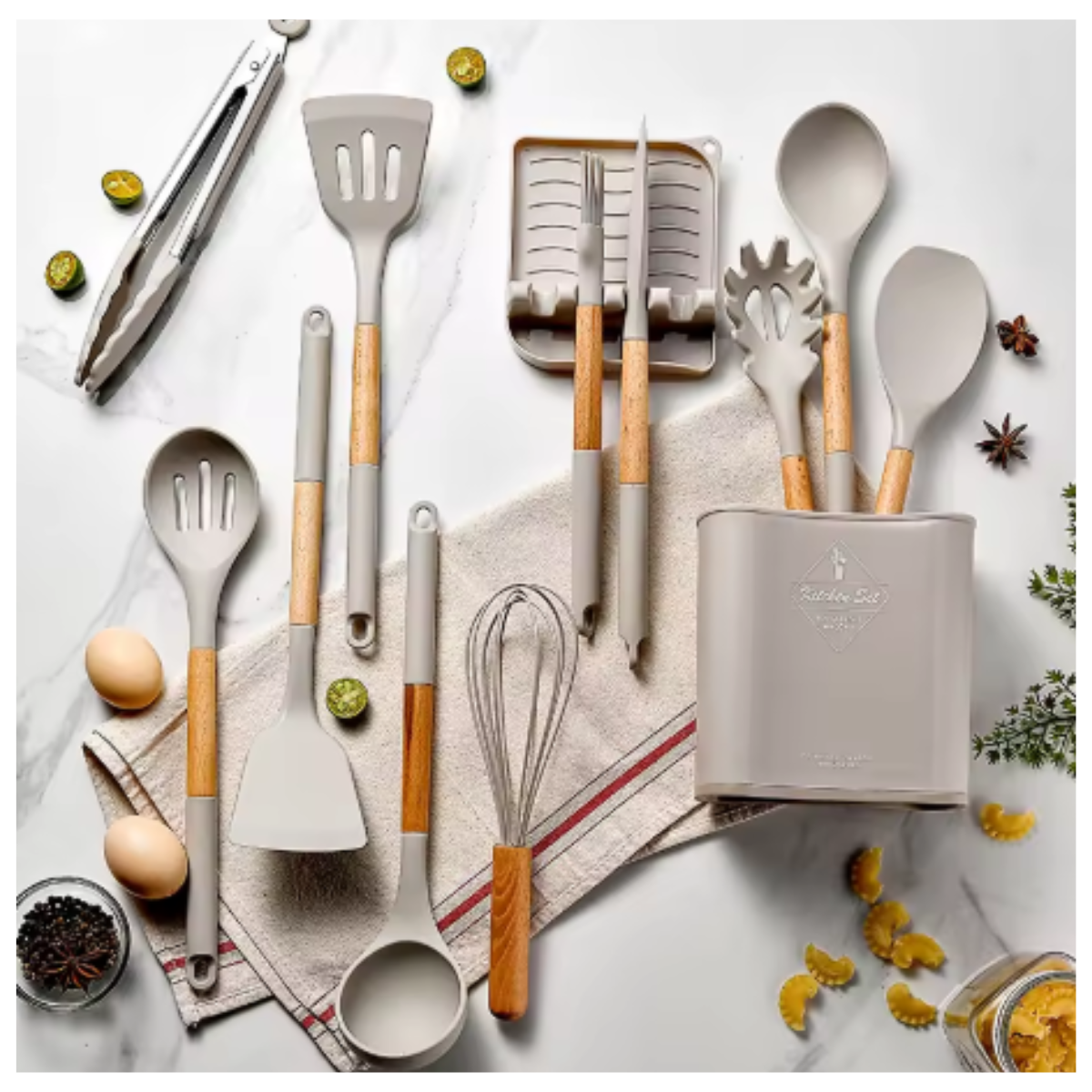 Juego de Silicona 12 Utensilios Cocina - CompraClickYa.cl