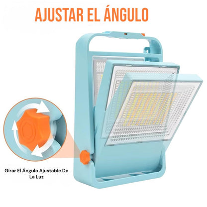 Lampara Reflector Con Panel Solar C - CompraClickYa.cl