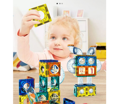 FIGURAS DE CONSTRUCCIÓN MAGNETICA 42 PCS - CompraClickYa.cl