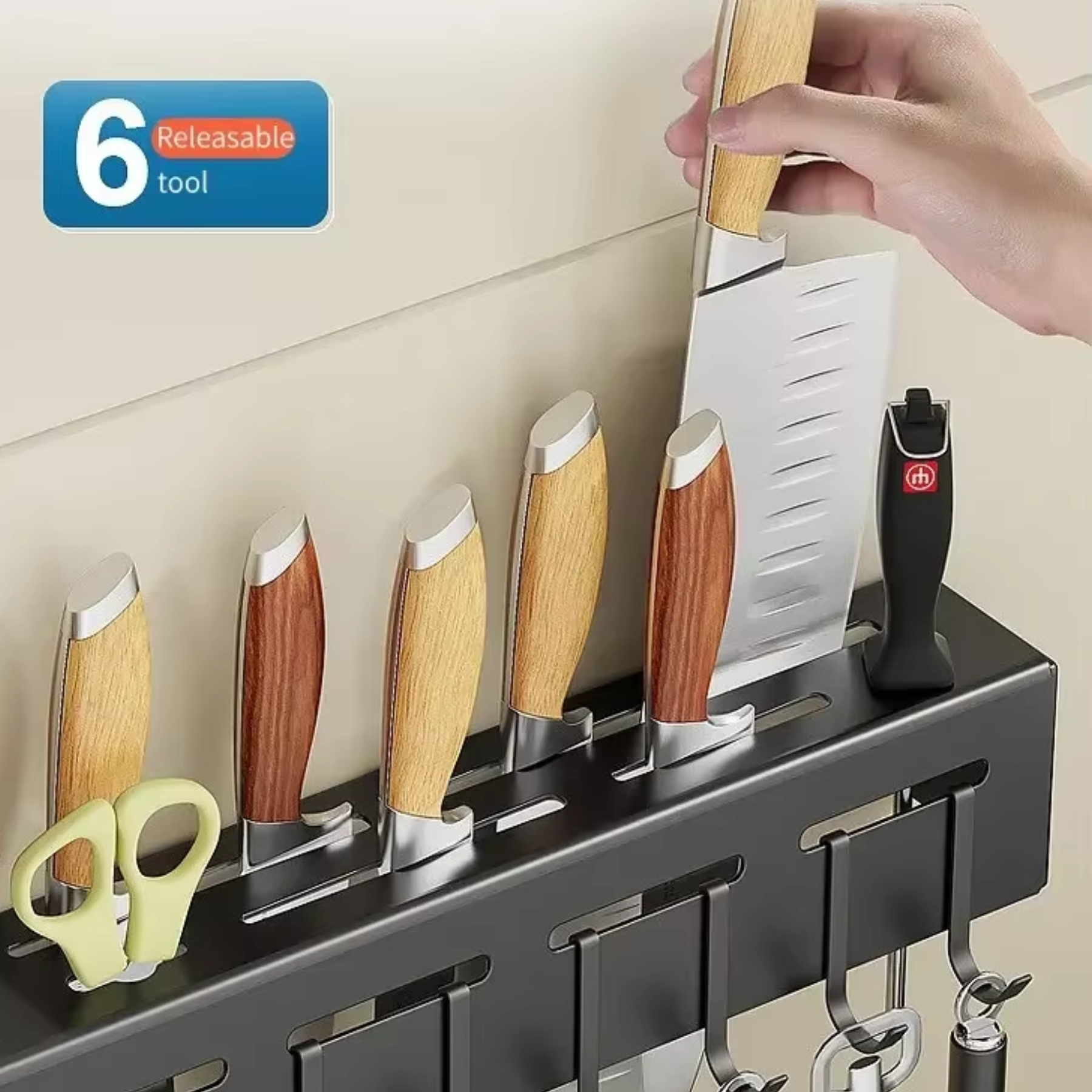 Estante Organizador Porta Cuchillos Alum - CompraClickYa.cl