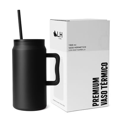 Vaso Térmico Premium 1500 ml Negro