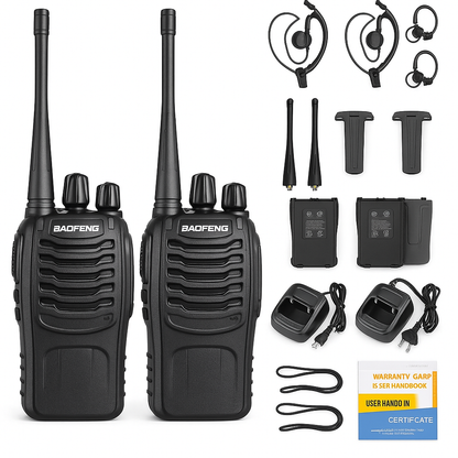 2 Radios Walkie Talkie Marca Baofeng
