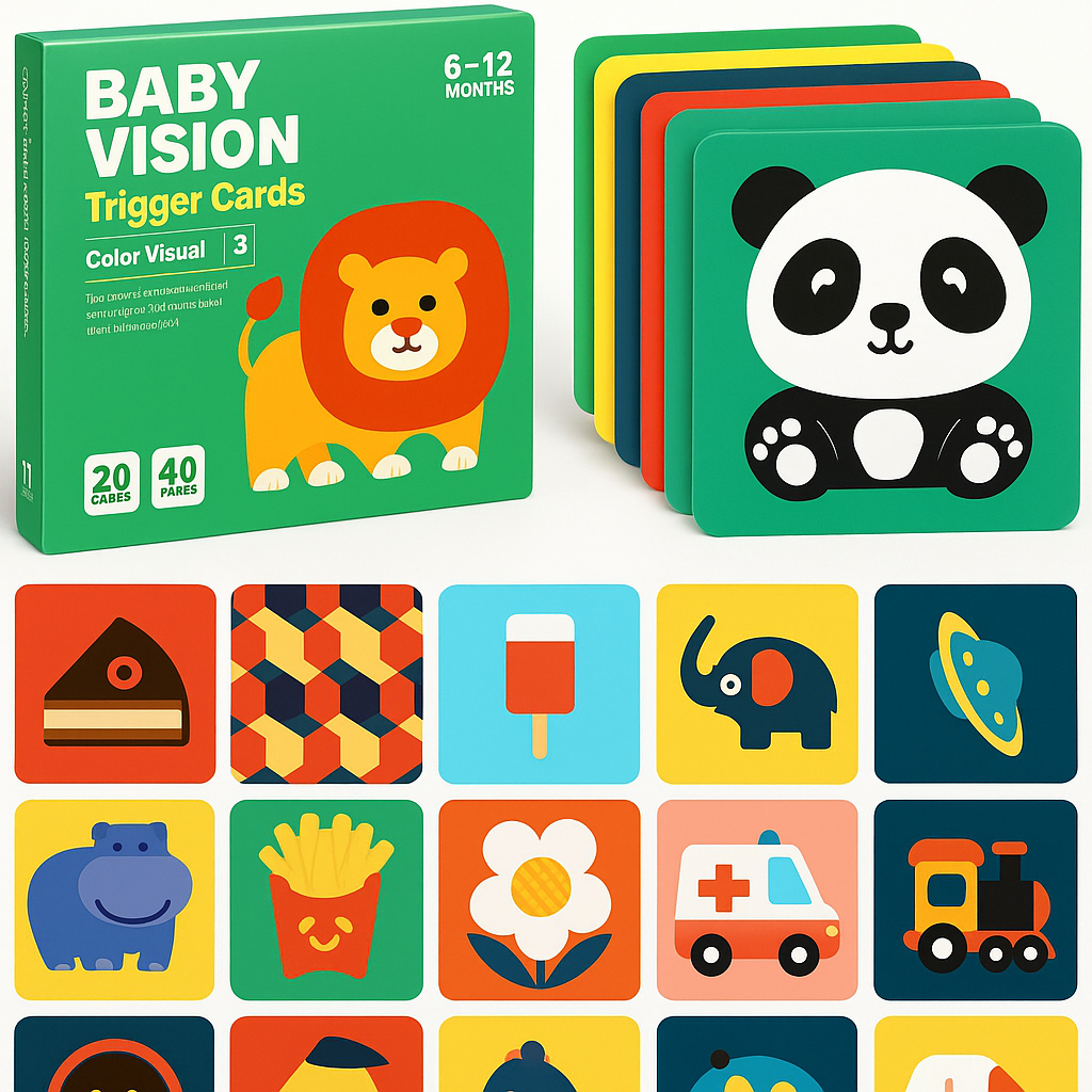 TARJETAS ESTIMULACION VISUAL  6-12 MESES