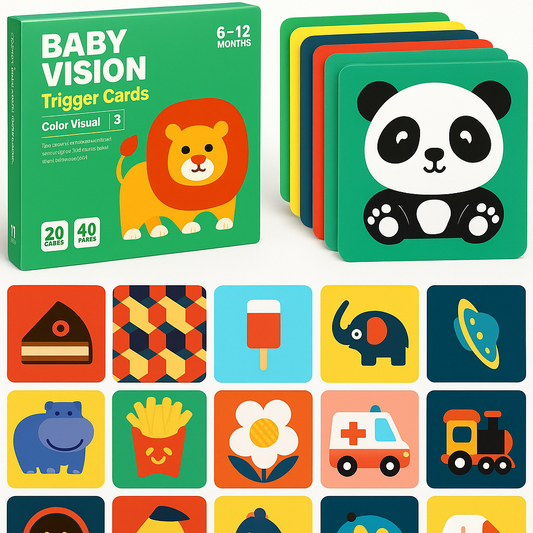 TARJETAS ESTIMULACION VISUAL  6-12 MESES