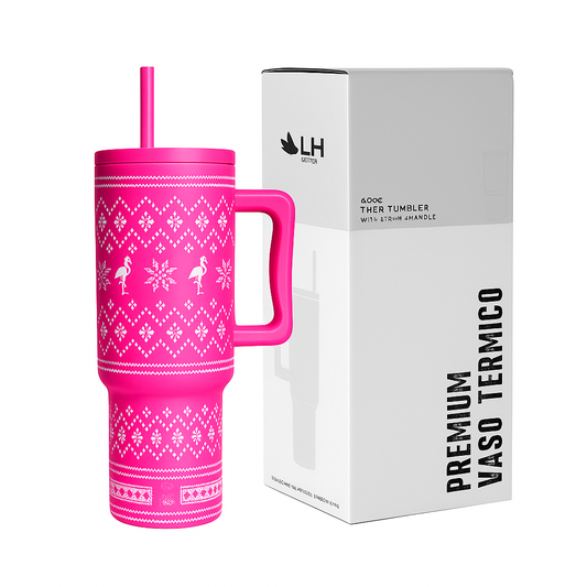 Vaso Térmico Premium 1200 ml Flamenco
