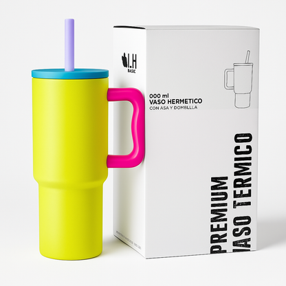 Vaso Térmico Premium 1200 ml Verde Multi