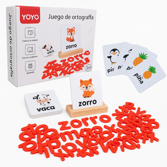 Juego de Ortografía Madera Infantil